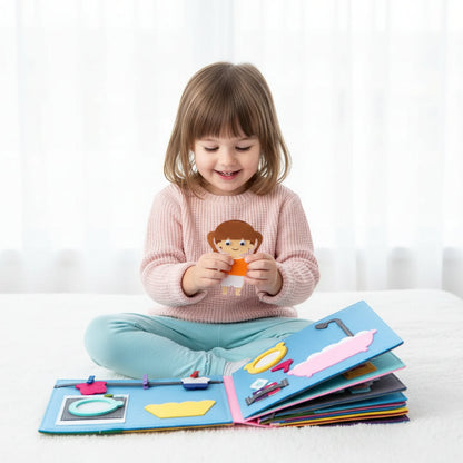 Felt Board Books Toddlers Interactive Learning Toy Set