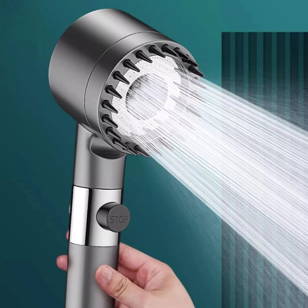 Filtered Water Shower Head Adjustable Spray Settings - Image 1