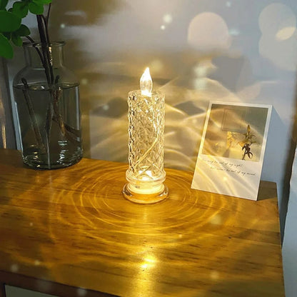 Flameless Candle Warm Light LED Candle Decorative Accent - Image 1