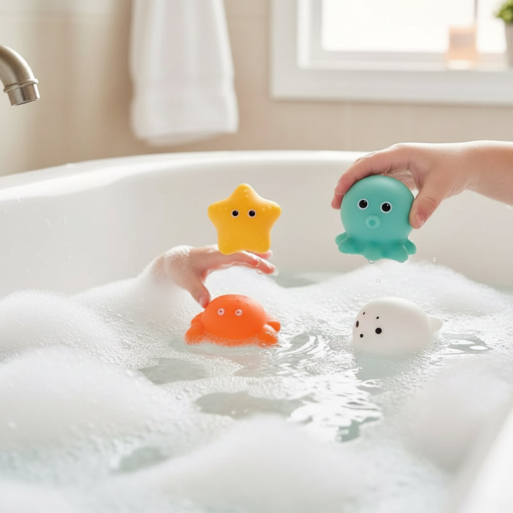 Floating Interactive Bath Toys Light-Up Fun
