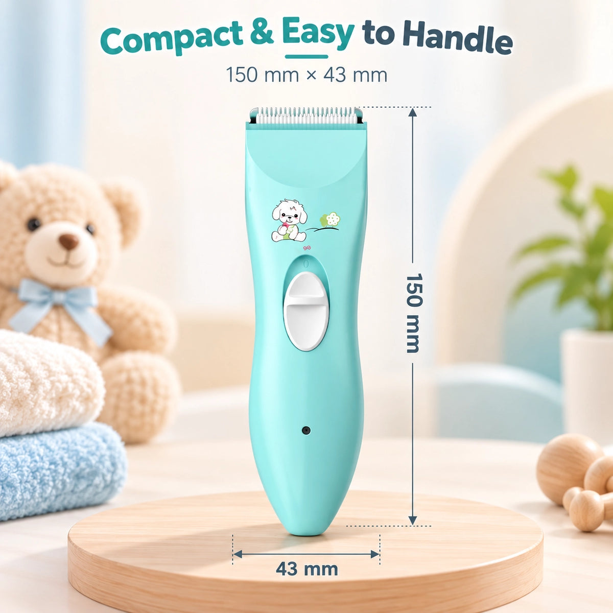 Quiet Ceramic Blade Baby Hair Clipper