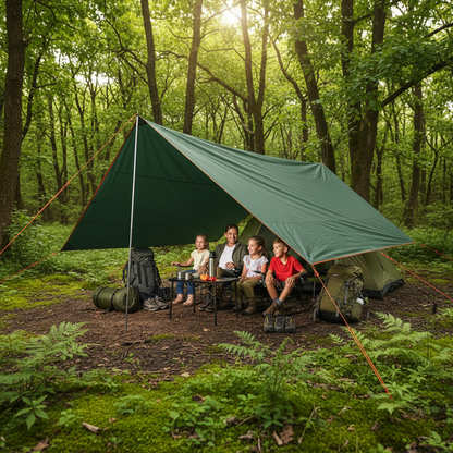 Heavy Duty Tarp Waterproof Camping Grommet Reinforced