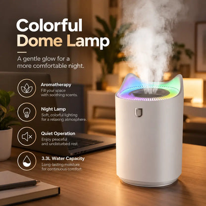 Cool Mist Humidifier Ultrasonic Bedroom Air Moistener