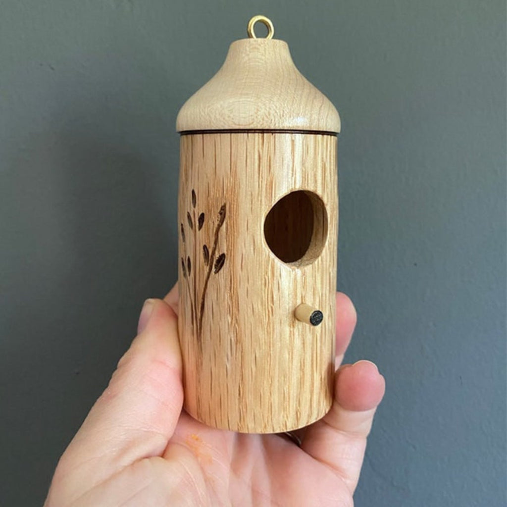 Hummingbird House Wooden Birdhouse Garden Decor - Image 3