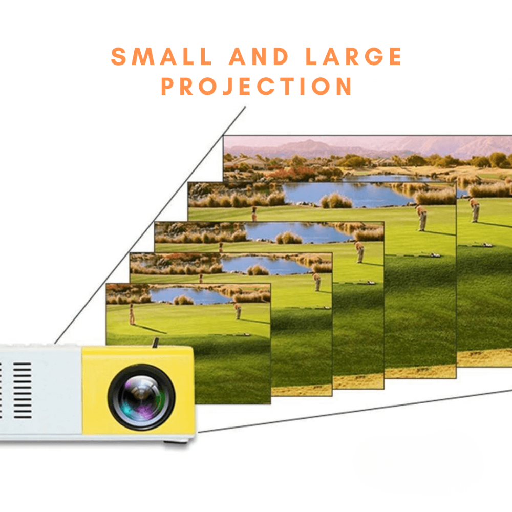 World Cup Portable Mini Projector HDMI Home Outdoor Cinema