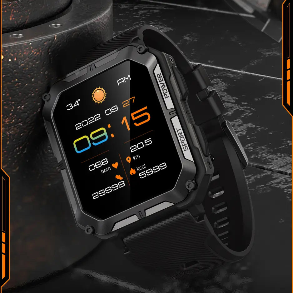 Construction Watch Indestructible Smart Watch Tough Smartwatches For Construction Workers ...