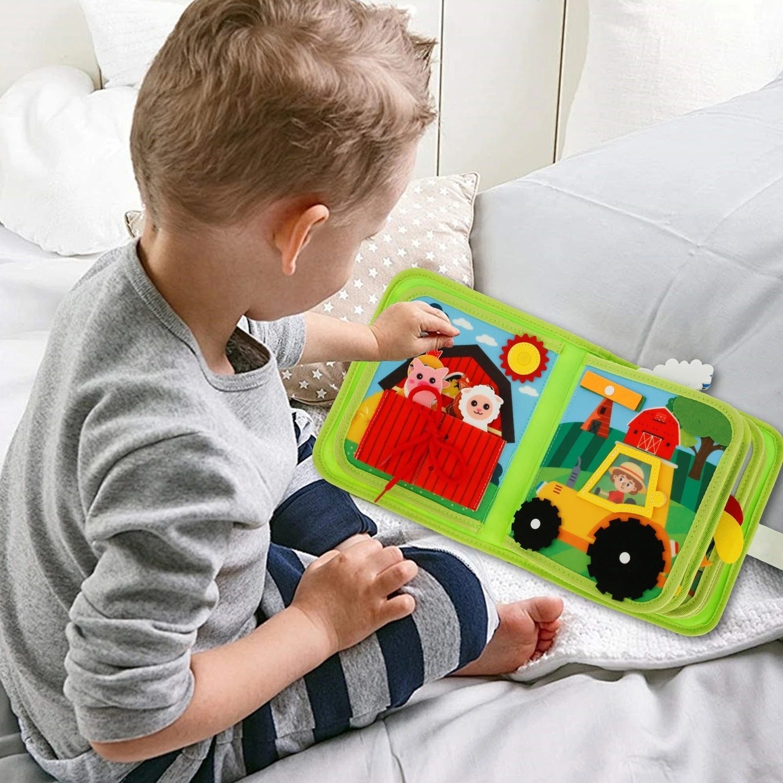 Interactive Childrens Book Farm Montessori - Image 1