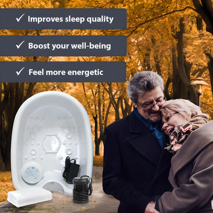 Foot Bath Ionic System Home Spa Basin Portable Unit