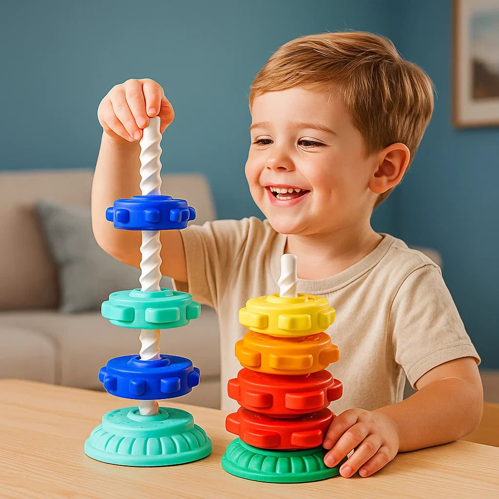 Kids Vibrant Colors Learning Educational Toy - Image 1