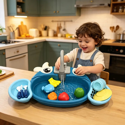 Kids Play Kitchen Sink Set