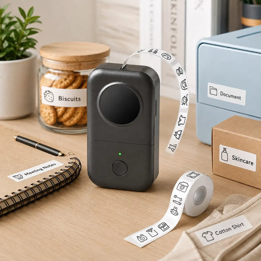 Label Maker Bluetooth Thermal Mini Printer Home Office