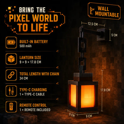 Pixel Style Portable Night Light