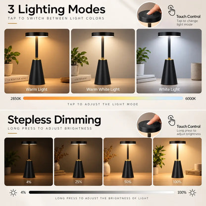 Sleek Lamp | Wireless Rechargeable Table Lamp
