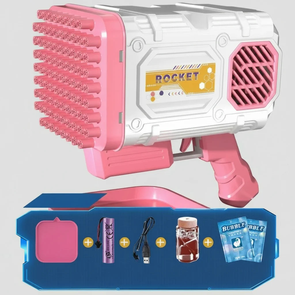 Lithium Battery Bubble Machine Outdoor Games Fun - Image 5