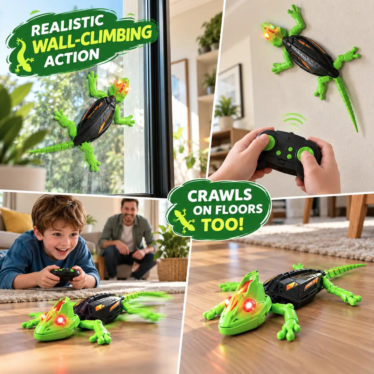 Wall Climbing RC Gecko Lizard Toy