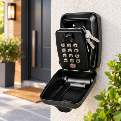 Key Lock Box Wall Mounted Outdoor Waterproof Combination Safe