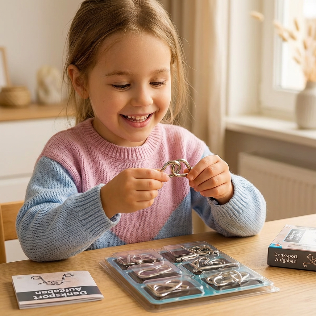 Logic Metal Puzzles Problem Solving Toys - Image 2