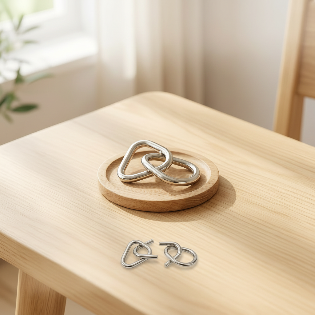 Logic Metal Puzzles Problem Solving Toys - Image 3