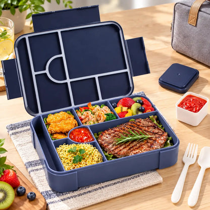 BentoMax | 1330ml Large Capacity Leak-Proof Bento Lunch Box - Microwave & Portable Food Container
