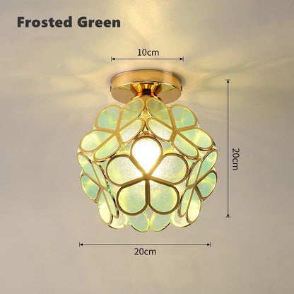 Nordic Petal Aisle Ceiling Lamp | Elegant Corridor & Bedroom Light