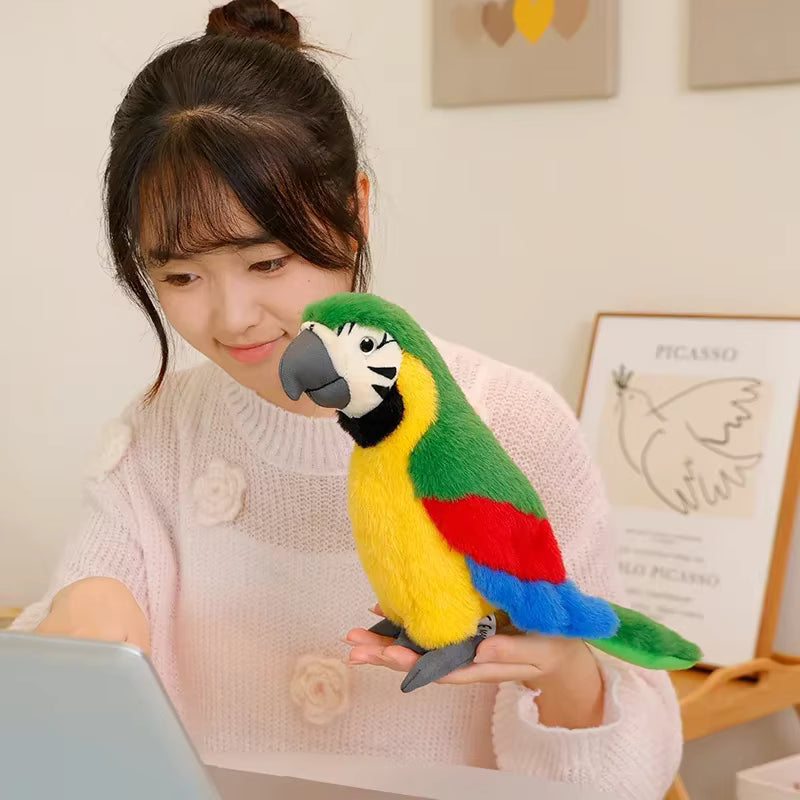 Soft Plush Macaw Parrot Stuffed Toy