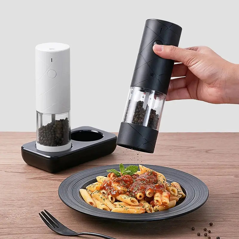 Salt Pepper Grinder Rechargeable - 1 Pair