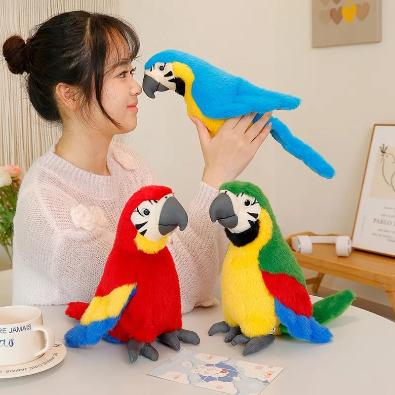 Soft Plush Macaw Parrot Stuffed Toy