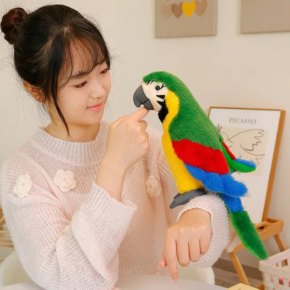 Soft Plush Macaw Parrot Stuffed Toy