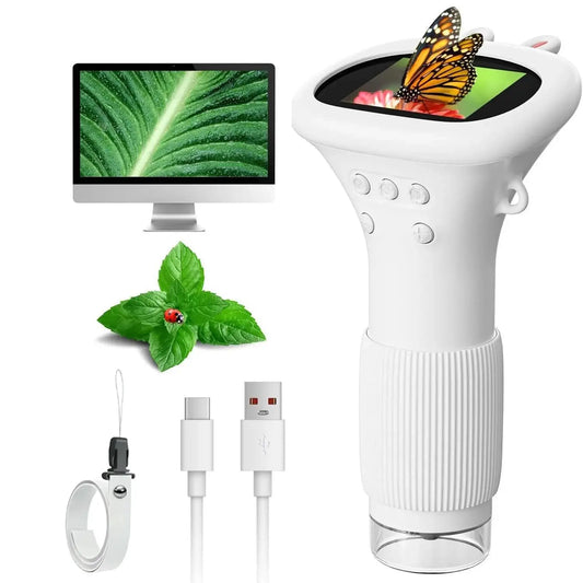 Microscope Kids Handheld 1000X Portable STEM Science Toy