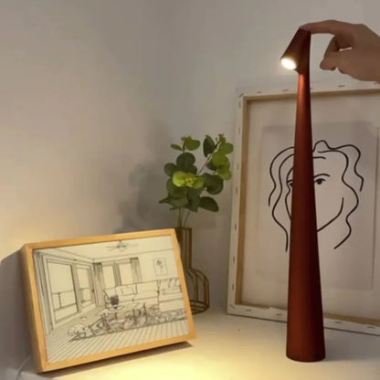 LED Table Lamp | Rechargeable & Touch Dimmable