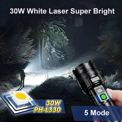 LED Flashlight High Lumens Rechargeable Tactical Waterproof Torch