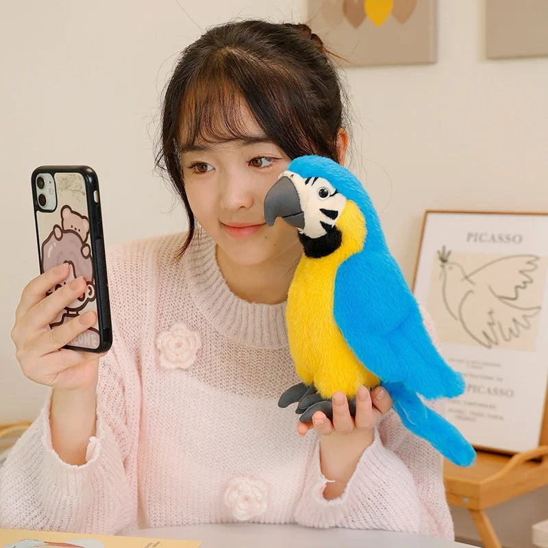 Soft Plush Macaw Parrot Stuffed Toy