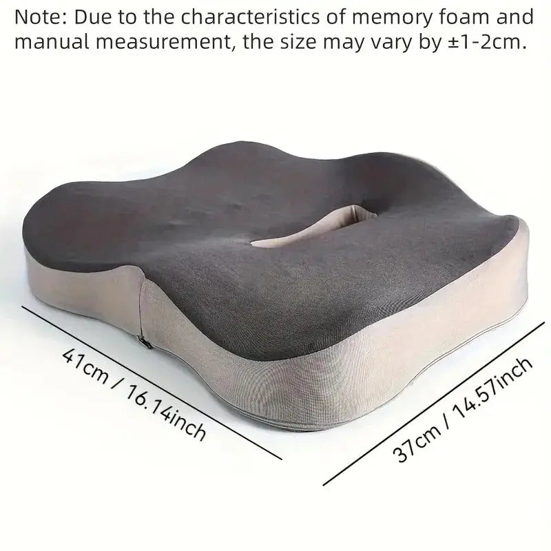 Ergonomic Memory Foam Hip & Thigh Seat Cushion