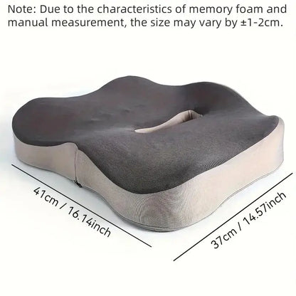 Ergonomic Memory Foam Hip & Thigh Seat Cushion