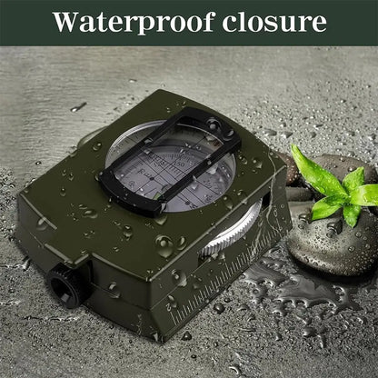 Lensatic Compass Outdoor Navigation Portable Hiking Tool