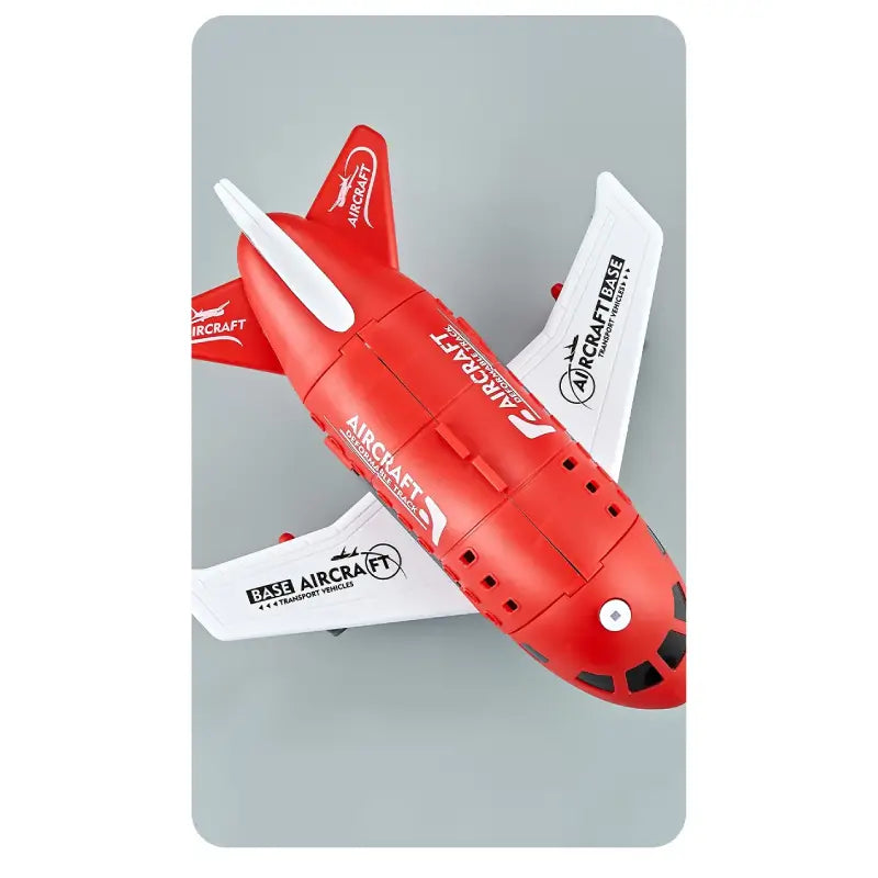 Toy Playset Airplane Vehicle Transport Kids Action Set