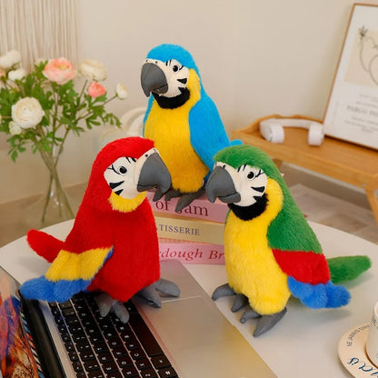 Soft Plush Macaw Parrot Stuffed Toy
