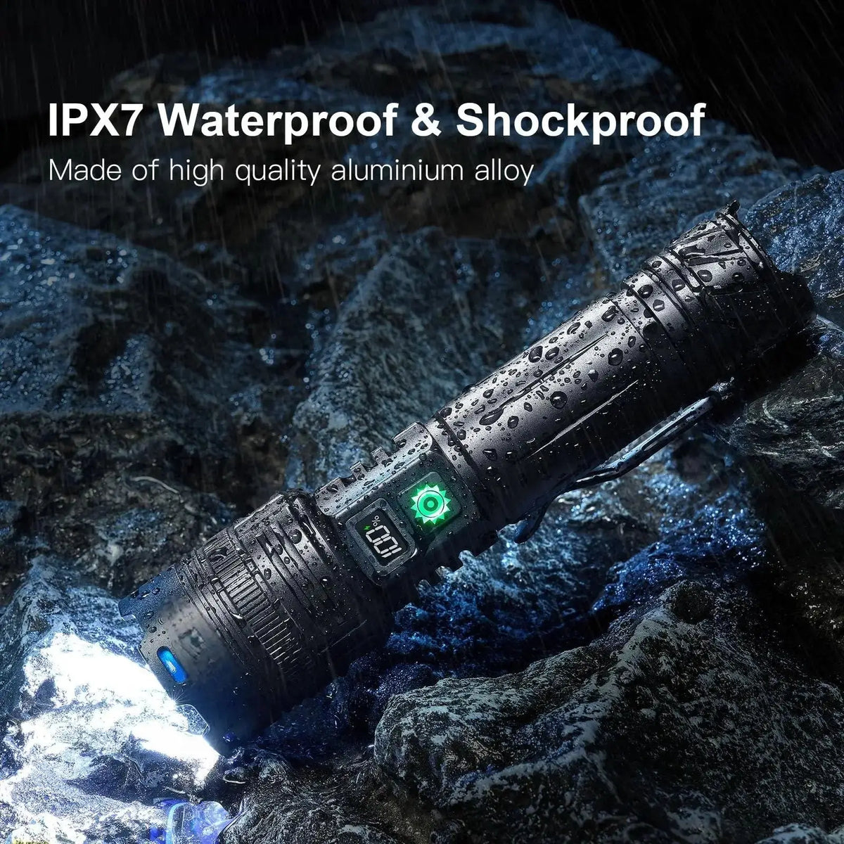 LED Flashlight High Lumens Rechargeable Tactical Waterproof Torch