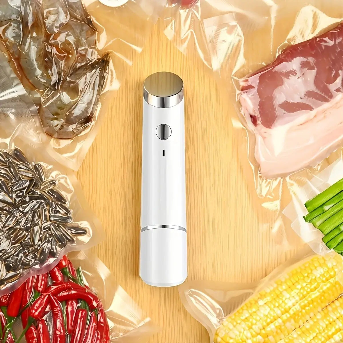 Vacuum Sealer Portable USB Rechargeable Food Storage Machine