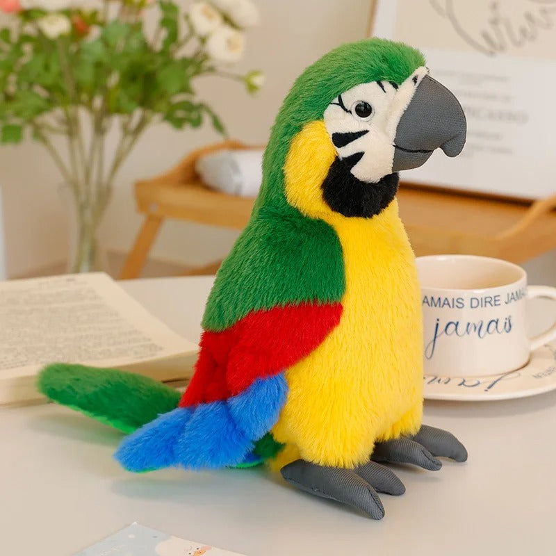 Soft Plush Macaw Parrot Stuffed Toy