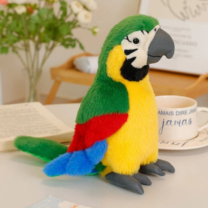 Soft Plush Macaw Parrot Stuffed Toy