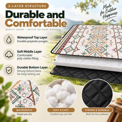 Picnic Outdoor Travel Blanket Foldable Portable Camping