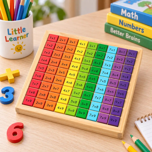 Educational Toys Kids Multiplication Learning Board