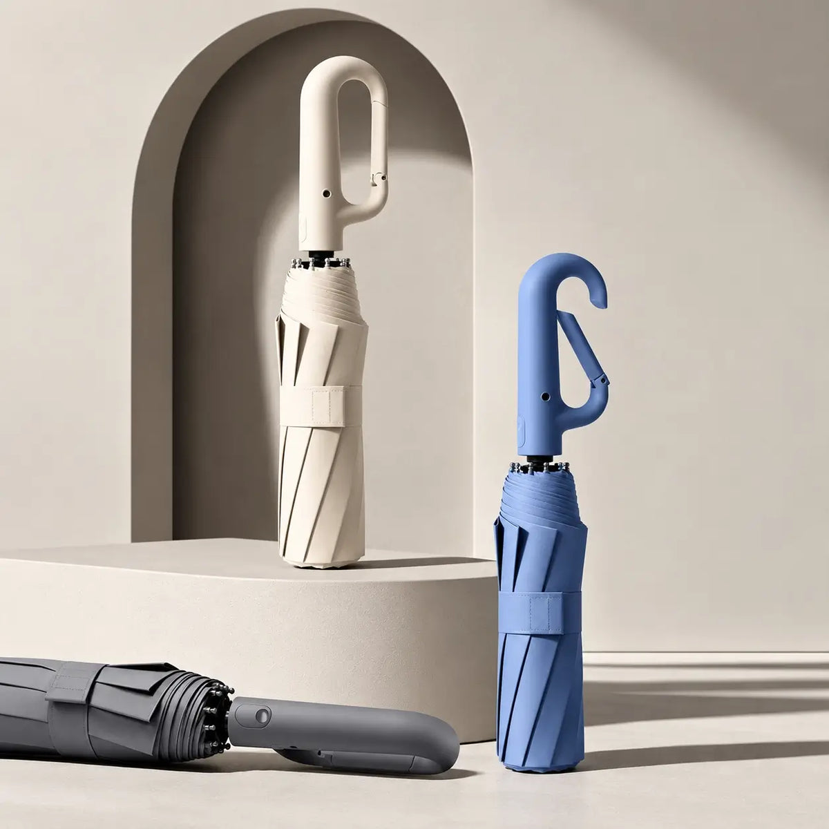 Reinforced Contemporary Compact Umbrella