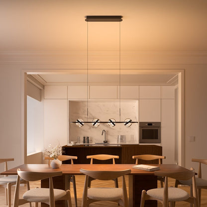 Modern Pendant Light Adjustable Sleek Design Dining Room - Image 1