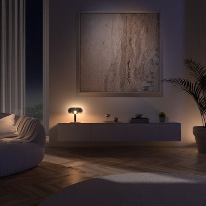 Modern Table Lamp Crystal LED Touch Dimmable Base Glass