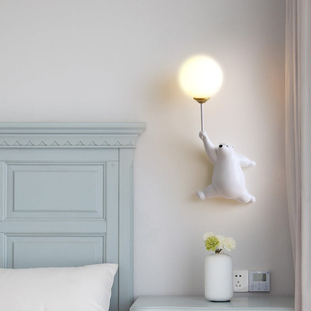 Modern Wall Lamp Cute Bear Design Home Decor Accent - Image 18