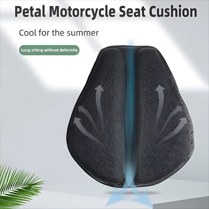 Motorcycle Seat Cushion Honeycomb Design Breathable Comfort