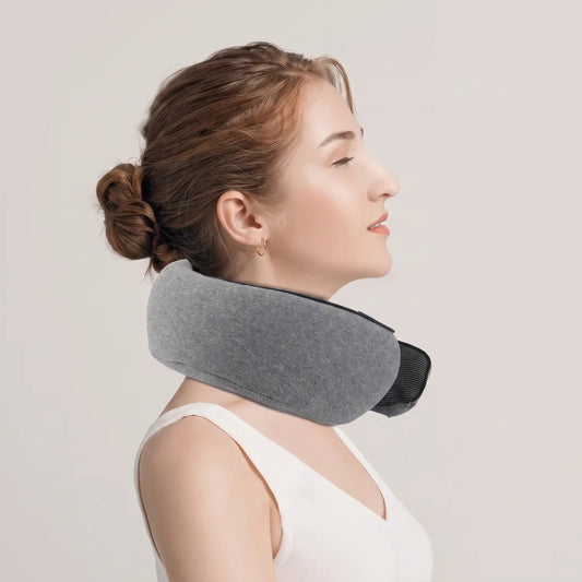Travel Neck Pillow Memory Foam U-Shaped Neck Roll
