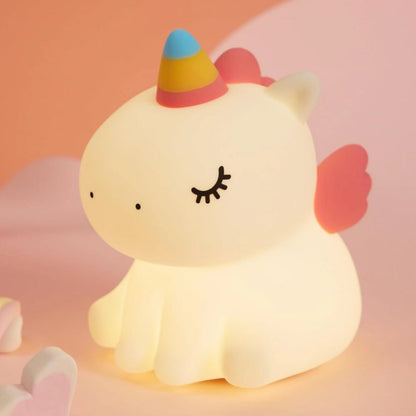 Night Light Kids Rechargeable Dimmable Animal Bedside Lamp - Image 13